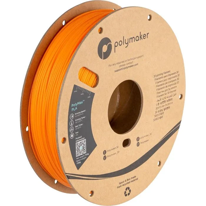 Пластик для 3D-принтера Polymaker TOUGH PLA 1,75mm 0,75kg ORANGE (PA06008) (UA)