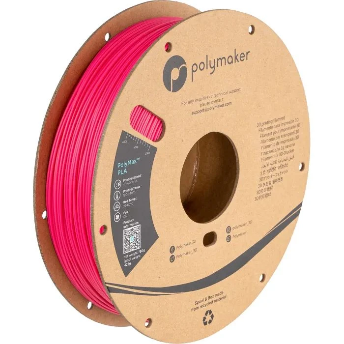 Пластик для 3D-принтера Polymaker TOUGH PLA 1,75mm 0,75kg PINK (PA06029) (UA)