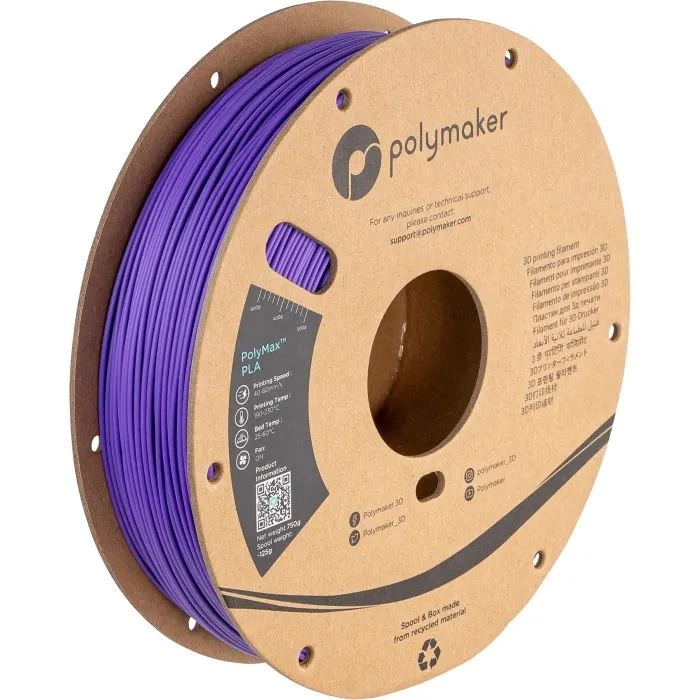 Пластик для 3D-принтера Polymaker TOUGH PLA 1,75mm 0,75kg PURPLE (PA06009) (UA)