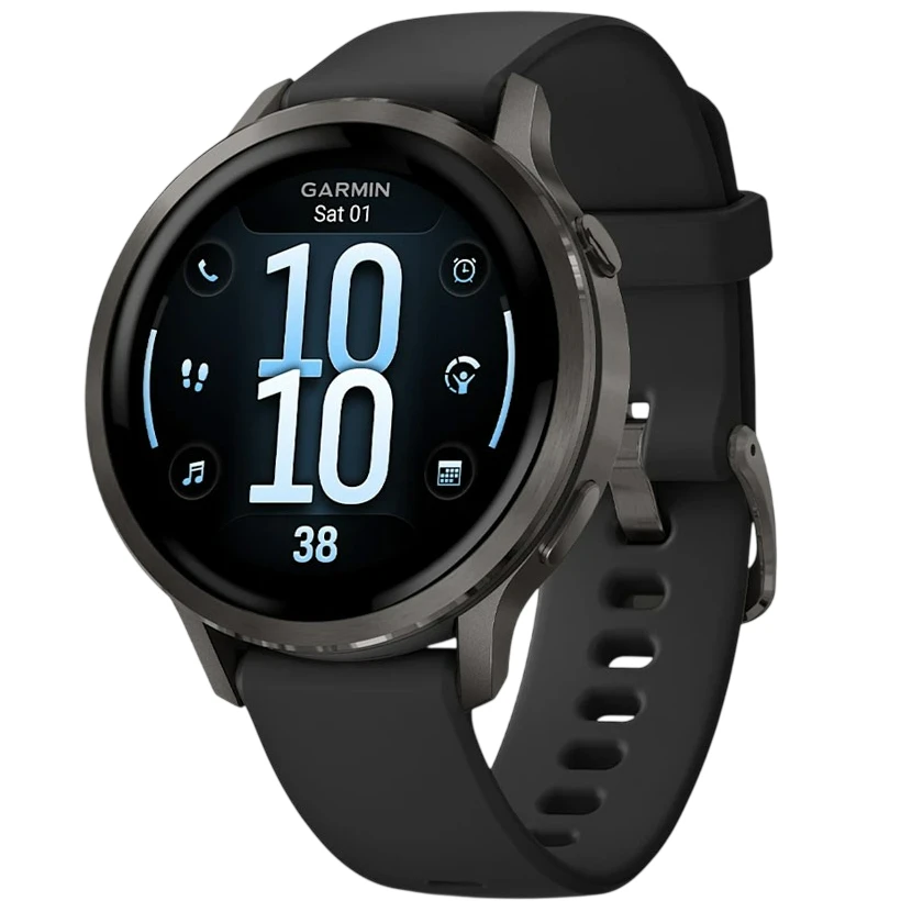 Смарт-часы Garmin Venu 4 41mm Black with Black Silicone (010-03013-42) (UA)