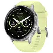 Смарт-часы Garmin Venu 4 45mm Silver with Citron Silicone (010-03014-42) (UA)