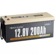 Батарея LiFePo4 Power Queen 12.8V 200Ah BMS 150A (P12V200-100-BASIC-8-A160) (UA)