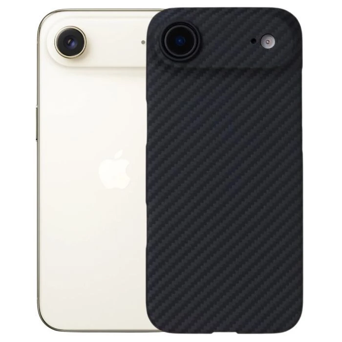 Чехол для мобильного телефона BeCover FIBRA Carbonite MagSafe Apple iPhone 17 Air Black (715407) (UA)