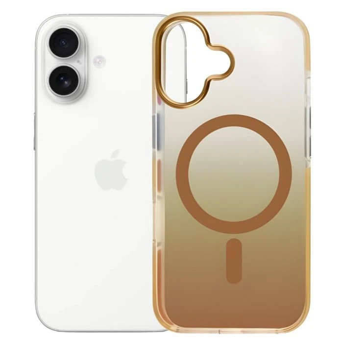 Чехол для мобильного телефона BeCover FIBRA Shock-Proof MagSafe Apple iPhone 17 Gold (715444) (UA)