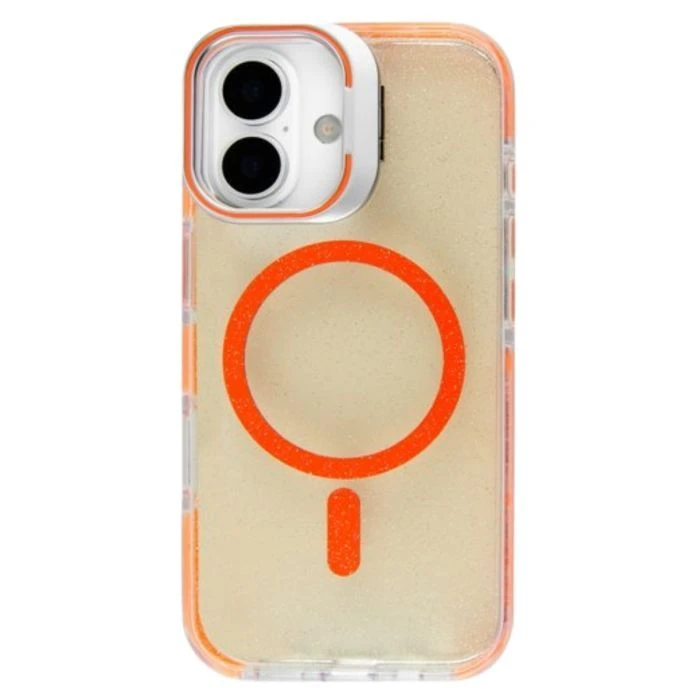 Чохол для мобільного телефону BeCover FIBRA Star Shine MagSafe Apple iPhone 17 Orange (715415) (UA)