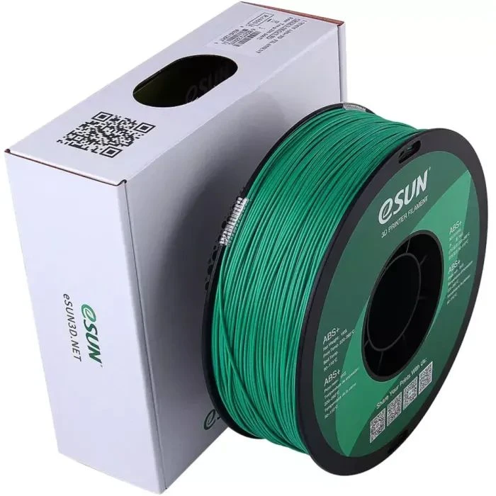 Пластик для 3D-принтера eSUN ABS+, 1кг, 1.75мм, GREEN (ABS+P175G1) (UA)