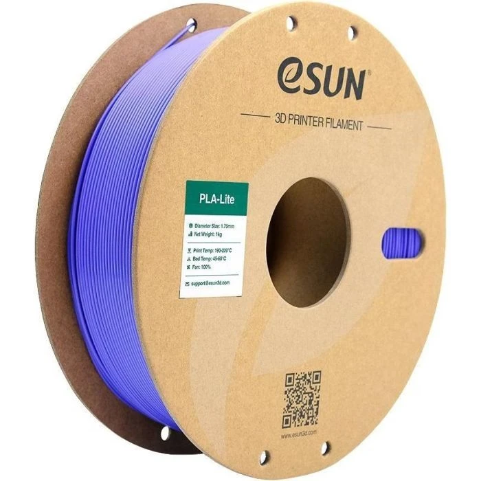 Пластик для 3D-принтера eSUN ePLA-LITE 1,75mm 1kg Blue Very Peri (EPLA-LITE-P175VP1) (UA)