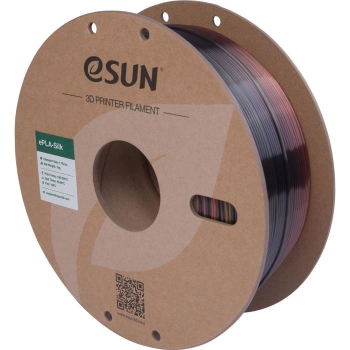 Пластик для 3D-принтера eSUN ePLA-Silk 1,75mm 1kg MORNING GLOW (EPLA-SILK-P175MG1) (UA)