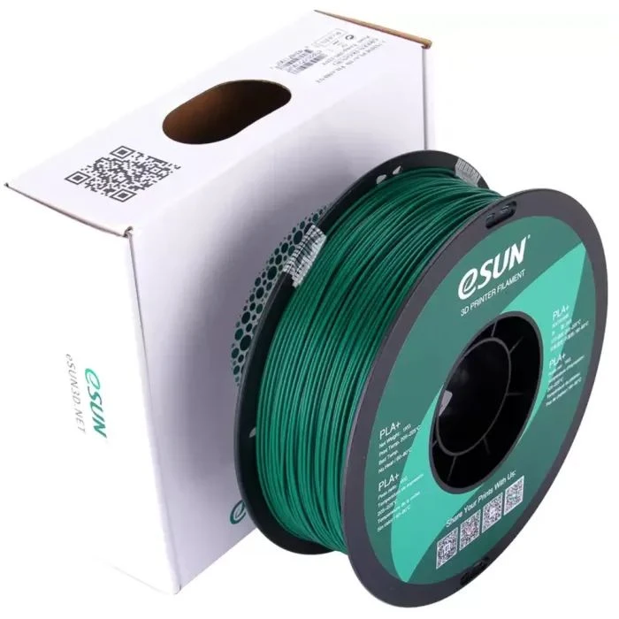Пластик для 3D-принтера eSUN PLA+ P1.75мм, 1кг, green (PLA+P175G1) (UA)