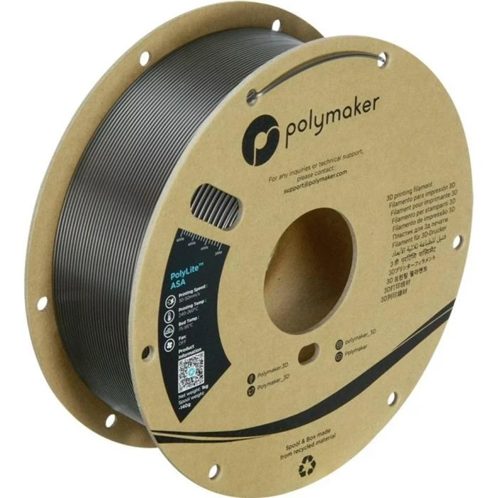 Пластик для 3D-принтера Polymaker ASA 1,75mm DARK Gray GREEN 1kg (PF01046) (UA)