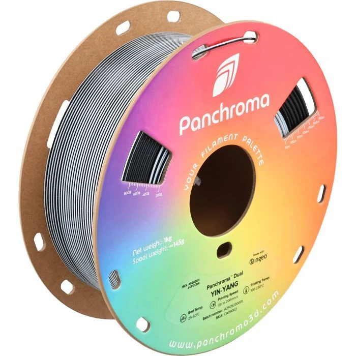 Пластик для 3D-принтера Polymaker PLA PANCHROMA DUAL 1,75mm 1kg YIN-YANG (CA09002) (UA)
