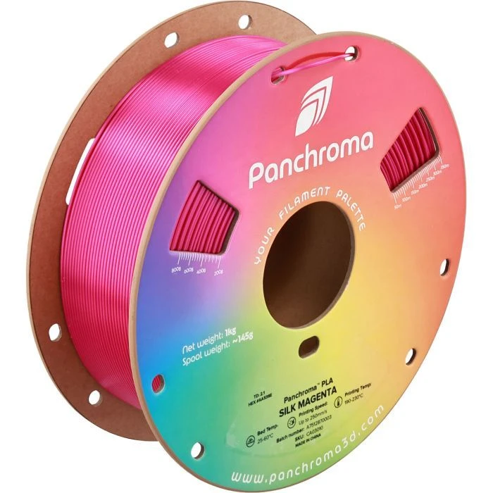 Пластик для 3D-принтера Polymaker PLA PANCHROMA SILK 1,75mm 1kg MAGENTA (CA03010) (UA)
