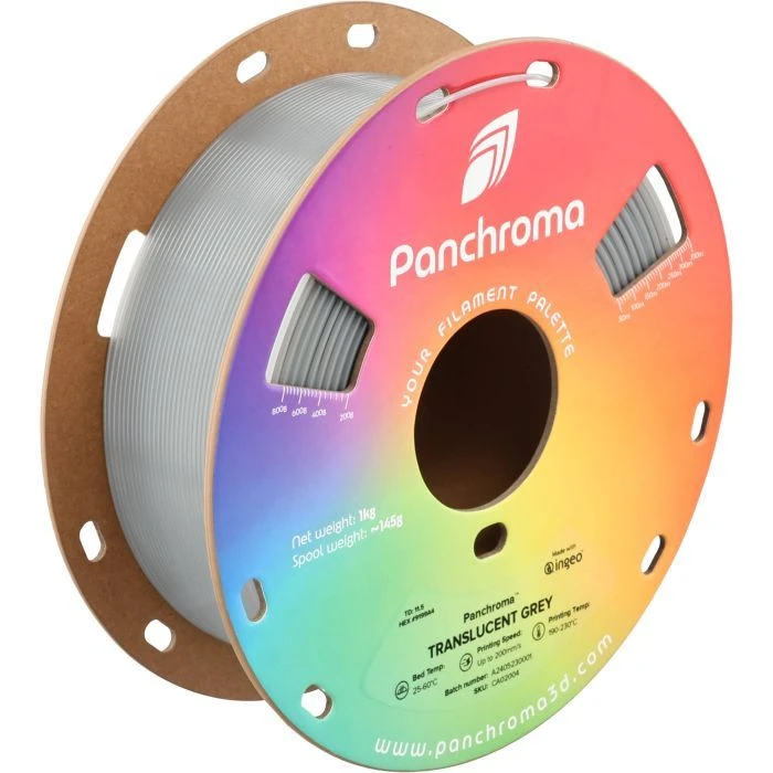 Пластик для 3D-принтера Polymaker PLA PANCHROMA TRANSLUCENT 1,75mm 1kg GREY (CA02004) (UA)