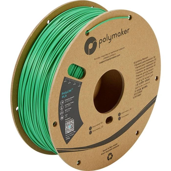 Пластик для 3D-принтера Polymaker PLA POLYLITE 1,75mm 1kg GREEN (PA02006) (UA)
