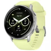 Смарт-годинники Garmin Venu 4 45mm Silver with Citron Silicone (010-03014-42) (UA)