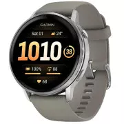 Смарт-годинники Garmin Venu 4 45mm Silver with Silver Gray Silicone (010-03014-41) (UA)