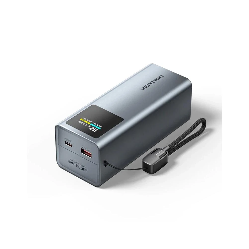 Мобільна батарея Vention 20000mAh 100W Gray (FKCH0) (UA)