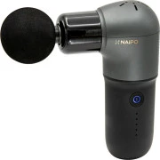 Перкуссионный массажер Naipo Mini Massage Gun (4 насадки) Black (MGPC-002)