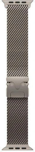 ремінець Apple Milanese Loop Natural Titanium Watch 44/45/46/49mm - Medium (MXKD3)