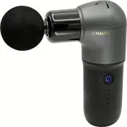 Перкусійний масажер Naipo Mini Massage Gun (4 насадки) Black (MGPC-002)