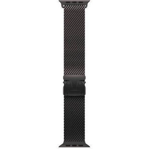 ремешок Apple Milanese Loop Black Titanium Watch 44/45/46/49mm - Medium (MXKG3)