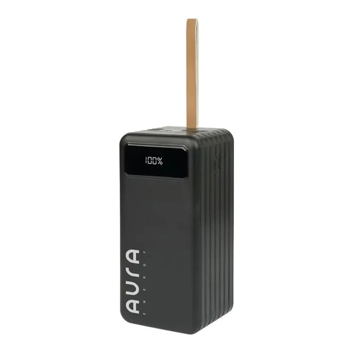 Мобільна батарея AURA NRG-P80 80000mAh 22.5W Black (PBANRG-P80B) (UA)