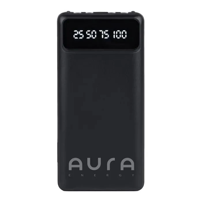 Мобильная батарея AURA NRG10 10000 mAh Black (PBANRG10B) (UA)