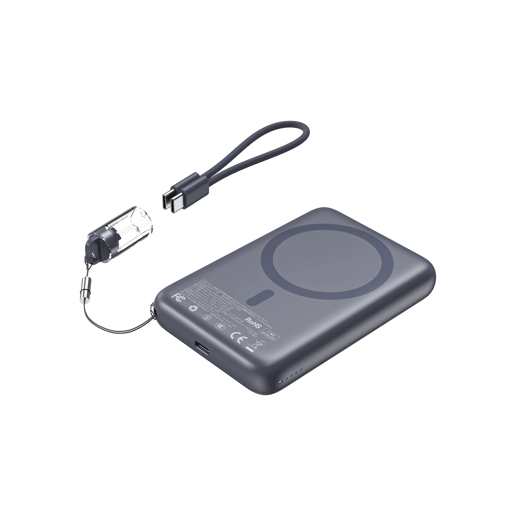 Мобильная батарея Choetech B862 10000mAh 22.5W Black (UA)