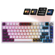 GamePro Asgard Valhalla Pro QLAB Sakura Switch RGB Bluetooth/Wireless/USB-C UA White (MK160-W-D-QS-PRO) (UA)