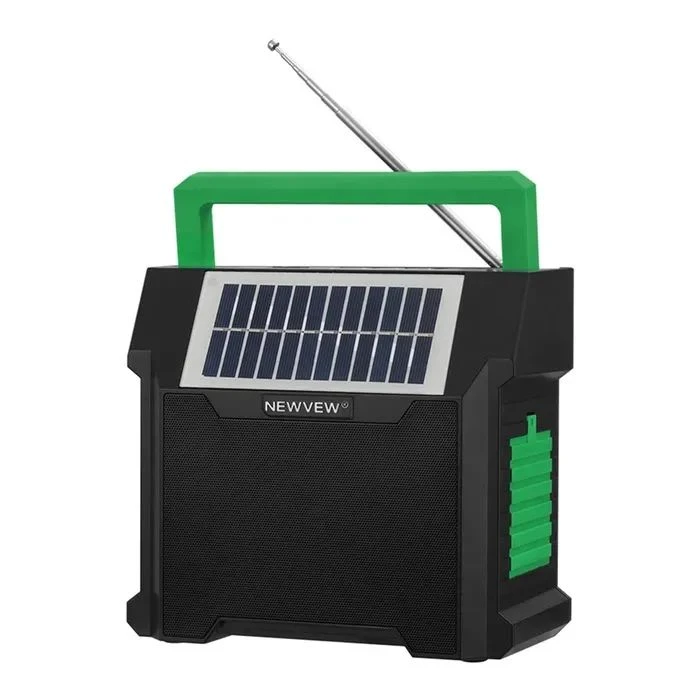 Акустическая система NEWVEW NV-9153 Solar Panel/BT/USB/TF/FM Green (NWVW-NV-9153-GN) (UA)