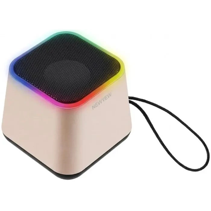 Акустична система NEWVEW NV-9203 RGB/BT/USB/TF/FM Gold (NWVW-NV-9203-GD) (UA)