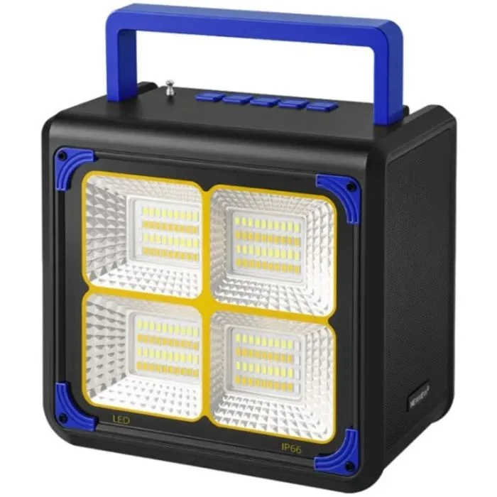 Акустическая система NEWVEW NV-9218 Solar Panel/BT/USB/TF/FM Blue (NWVW-NV-9218-BL) (UA)