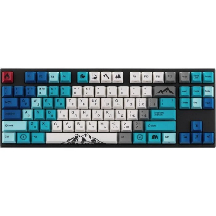 Клавиатура Varmilo APG87 Summit R1 C-TK Brown Wireless White Led UA (A94A050D3A5A17A007) (UA)