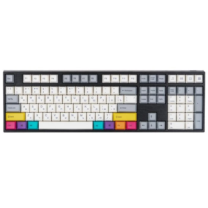 Клавиатура Varmilo APT108 CMYK C-TK Red Wireless White Led UA (A93A024D4A5A17A007) (UA)