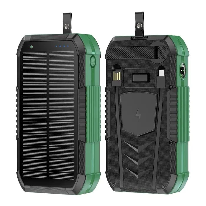 Мобільна батарея AURA NRG-40SE ARM SOLAR 40000mAh Wireless Dynamo charging Green (PBANRG40SEG) (UA)