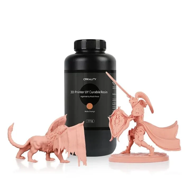Фотополимерная смола Creality Resin, High Fidelity Model, 1кг, orange (3302020093) (UA)