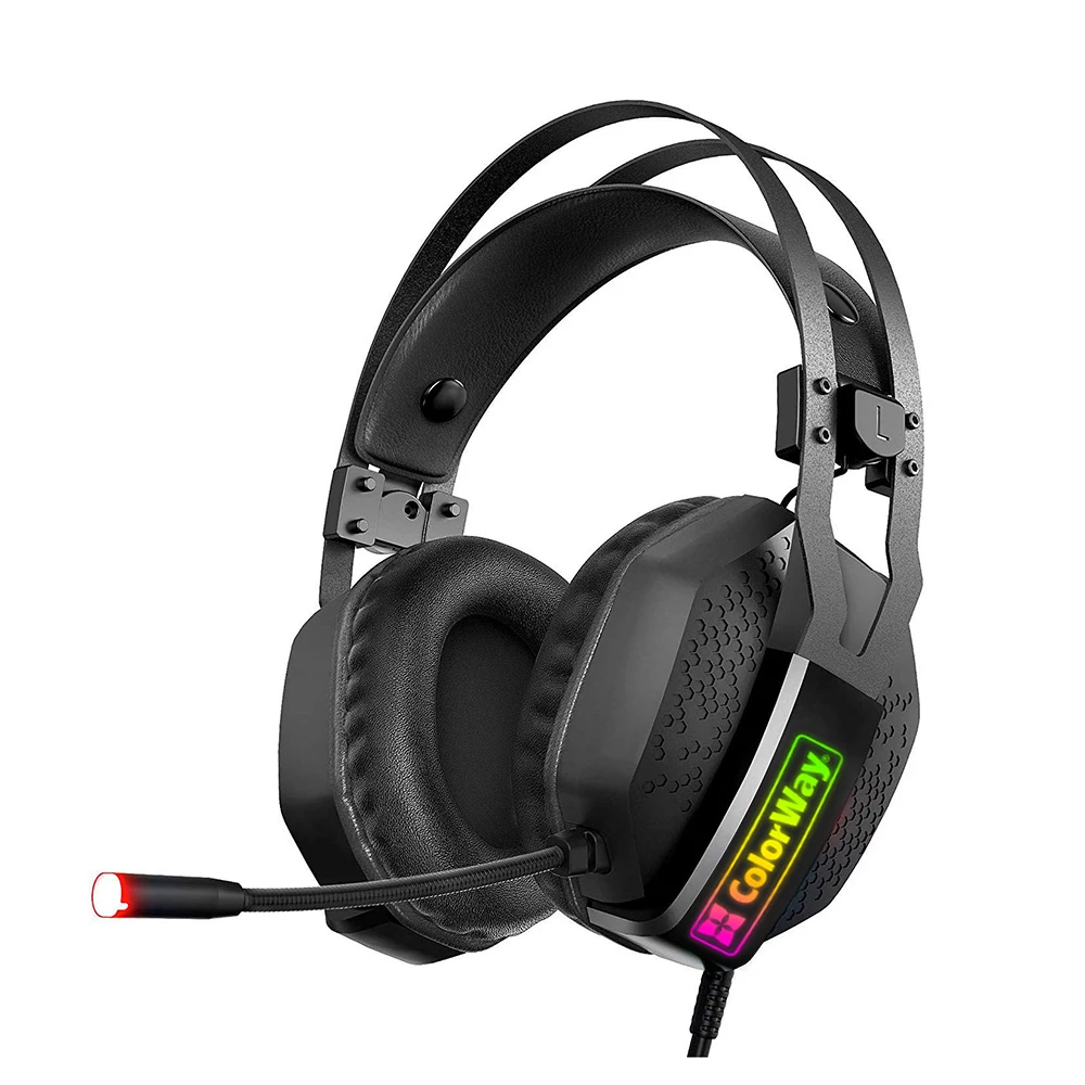 Гарнитура СolorWay Hyperblast RGB Black (CW-HPG05BK) (UA)