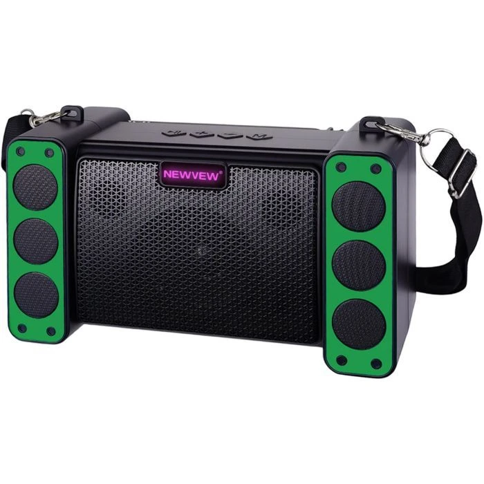 Акустическая система NEWVEW NV-9172 Solar Panel/BT/USB/TF/FM Green (NWVW-NV-9172-GN) (UA)