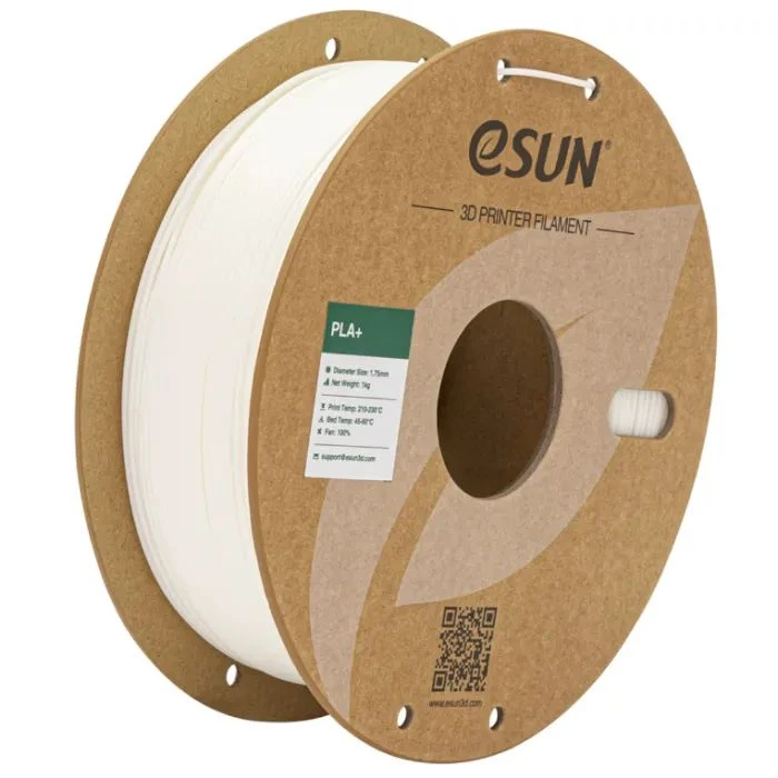 Пластик для 3D-принтера eSUN PLA+ P1.75мм, 1кг, white (PLA+P175W1) (UA)