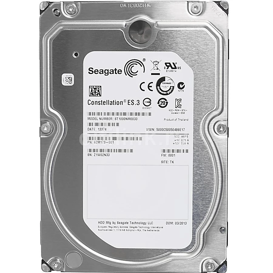 Жорсткий диск SATA 1.0TB Seagate Constellation ES 7200rpm 128MB (ST1000NM0033) (UA)
