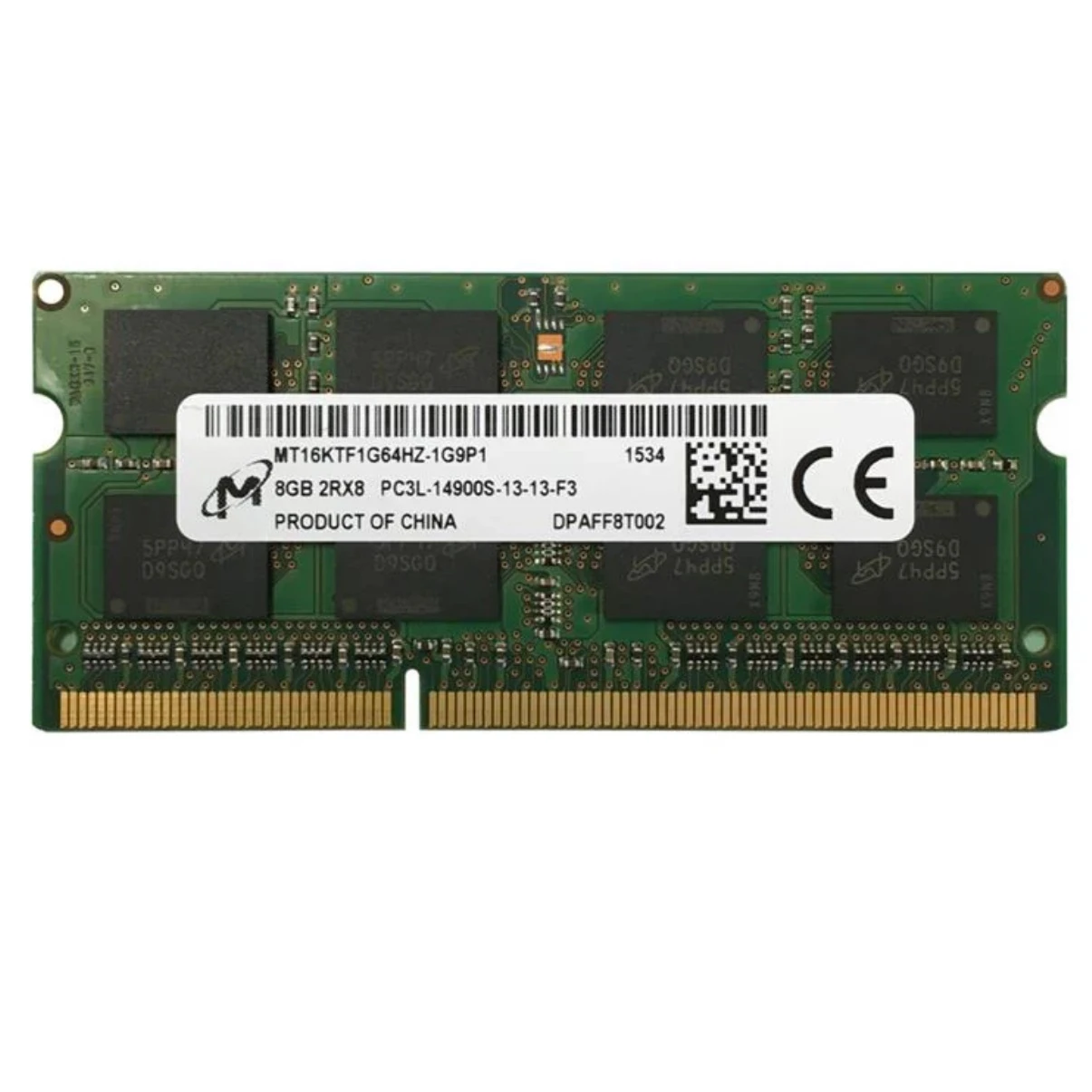 Оперативная память SO-DIMM DDR3L 8GB/1600 Micron (MT16KTF1G64HZ-1G9P1) (UA)