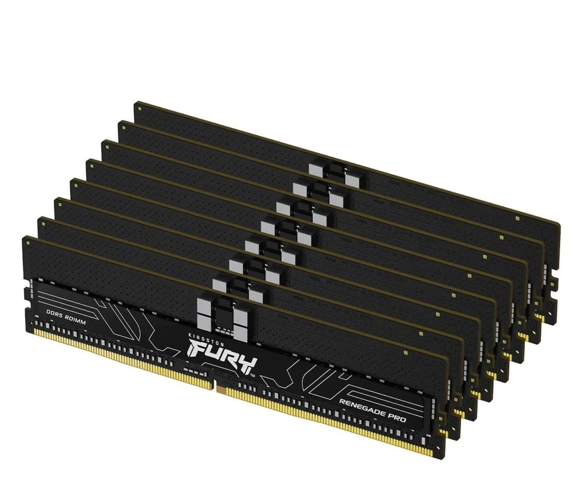 Оперативна пам'ять Kingston FURY 256GB (8x32GB) 5600 CL28 RDIMM Renegade Pro (KF556R28RBE2K8-256) EU