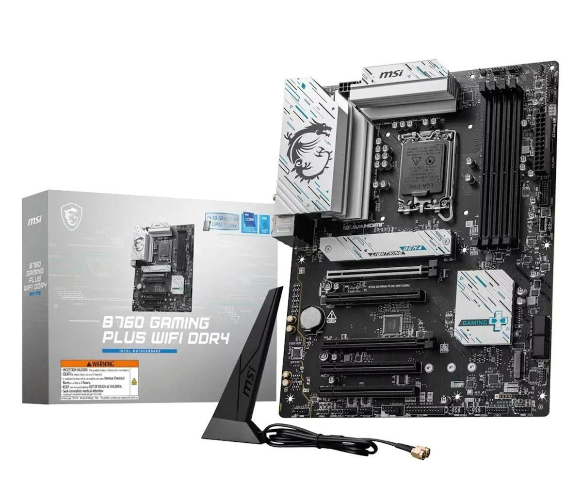 Материнська плата MSI B760 GAMING PLUS WIFI DDR4 EU