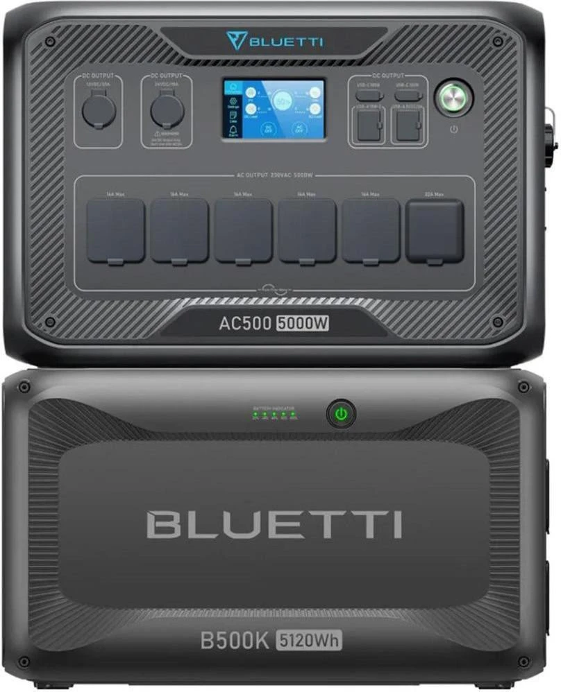 Комплект зарядной станции BLUETTI AC500 + B500K Expansion Battery