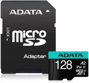 ADATA 128 GB microSDXC UHS-I Premier Pro + SD Adapter (AUSDX128GUI3V30SA2-RA1) (UA)