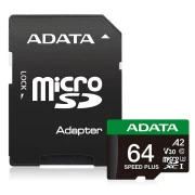 ADATA 64 GB microSDXC Speed Plus (UD64GUI3V30A2SP-RA1) (UA)