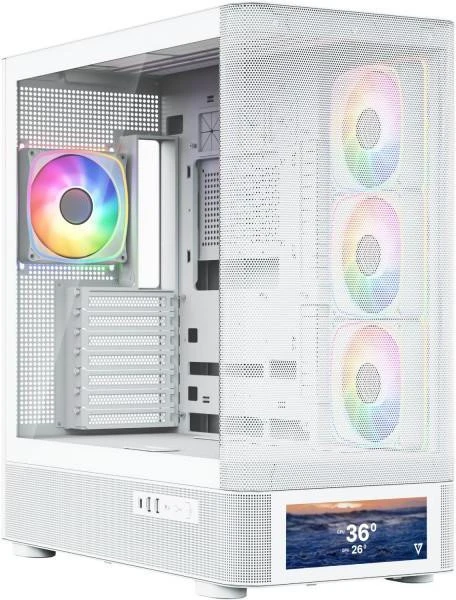 Корпус Modecom VOLCANO AQ500 ARGB MIDI WHITE (MC-A-AQ500-4FA-W) (UA)