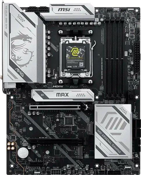 Материнська плата MSI MAG X870E GAMING MAX WIFI (911-7E86-001) (UA)