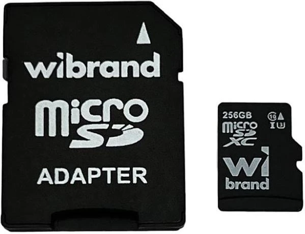 Карта памяти Wibrand 256 GB microSDXC (WICDHU3/256GB-A) (UA)