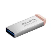 ADATA 64 GB UR350 USB 3.2 Silver/Brown (UR350-64G-RSR/BG) (UA)